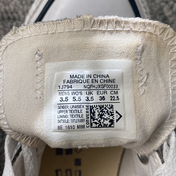 Grey All Star Chuck Taylor Converse Sneaker - Picture 6 of 6